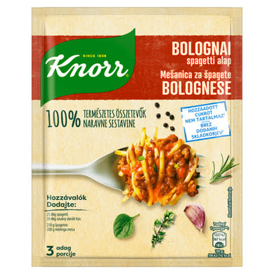 Knorr bolognai spagetti alap