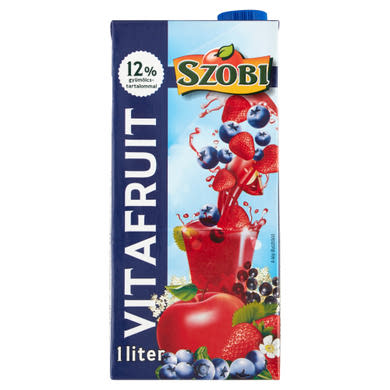 Szobi Vitafruit vegyes gyümölcsital cukorral és édesítőszerekkel 1 l