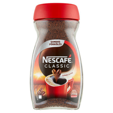 Nescafé Classic azonnal oldódó kávé 100 csésze