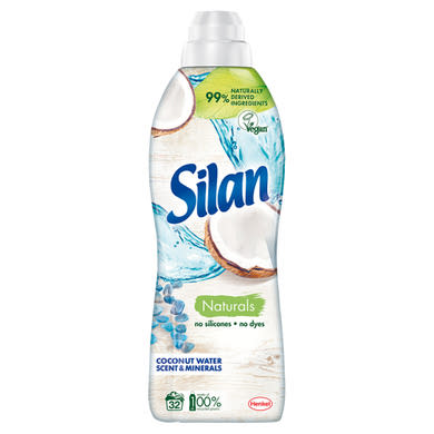 Silan Naturals Coconut Water Scent & Minerals öblítő 32 mosás