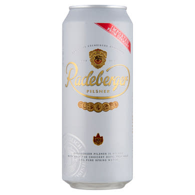 Radeberger Pilsner világos sör 4,8%