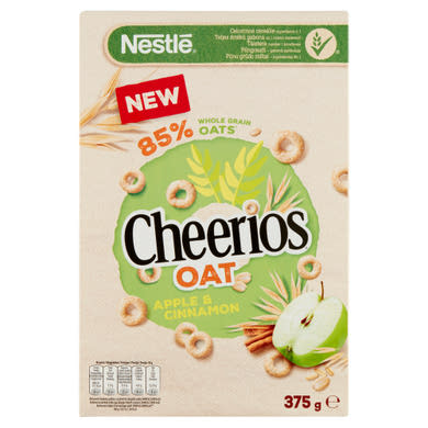 Nestlé Cheerios Oat ropogós zabkarika almával, fahéjjal, vitaminokkal és ásványi anyagokkal