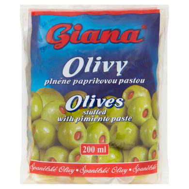 Giana spanyol zöld olívabogyó paprikával enyhén sós lében