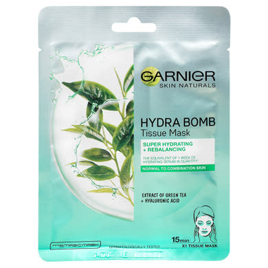 Garnier Skin Naturals Textilmaszk Hidratálás + Frissesség Szuper Hidratáló Tisztító Textilmaszk 28 G