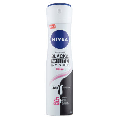 NIVEA Black & White Invisible Clear deo spray