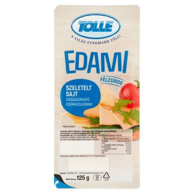 Tolle félzsíros szeletelt edami sajt