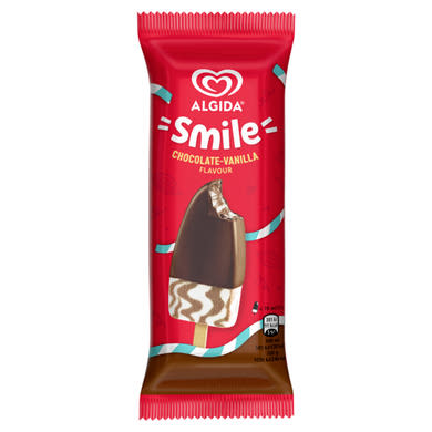 Algida Smile pálcikás jégkrém Csokoládé-Vanília ízű