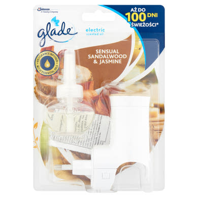 Glade Sensual Sandalwood & Jasmine 20 ml + elektromos légfrissítő készülék