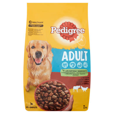 Pedigree Adult teljes értékű szárazeledel felnőtt kutyák számára marhával és baromfival