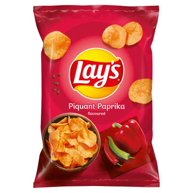 Lay's pikáns paprikás ízű burgonyachips 140 g