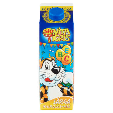 Sió Vitatigris sárga gyümölcs-mix vegyes gyümölcsital 1 l