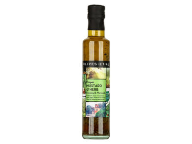 Olives et al mustáros-fűszernövényes  öntet és pác