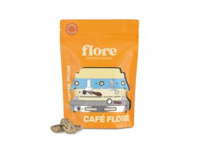 Flore Confectionery Café Flore Kávés pekándió drazsé tejcsokoládé bevonattal 120g