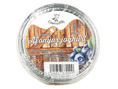 Csengő áfonyás joghurt
