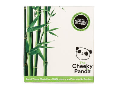 The Cheeky Panda 100% természetes bambuszból készült zsebkendő, 3 rétegű,
