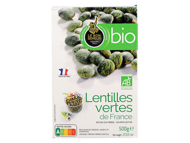 Le Bon Semeur Bio Zöld lencse