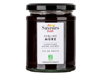 Saveurs Fruits bio szederlekvár csökkentett cukortartalommal