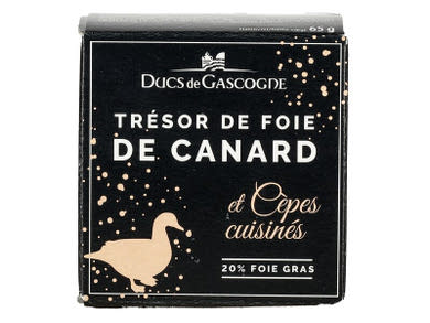 Ducs de Gascogne Kacsamájas krém főtt tinóru gombával