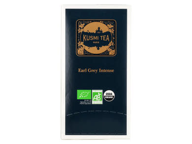 Kusmi Earl Grey Intense citromhéjjal és bergamottal ízesített fekete tea 25 filter