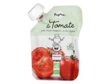 Popote Bio paradicsompüré bébiétel