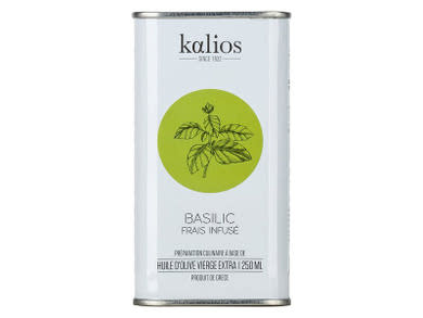 Kalios Bazsalikomos extra szűz olívaolaj