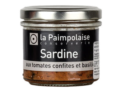 La Paimpolaise Konfitált paradicsomos-bazsalikomos szardínia