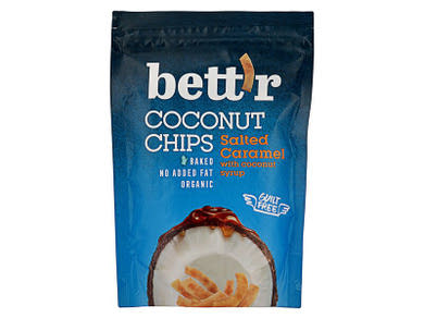Bett'r Organic bio sós karamellás kókusz chips