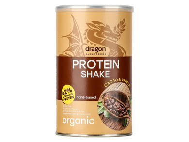 Dragon Superfoods bio kakaós-vaníliás fehérje shake
