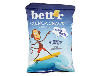 Bett'r Organic Bio quinoa snack tengeri sóval