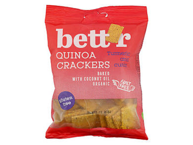 Bett'r Organic Bio quinoa kréker kurkumával és római köménnyel