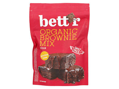 Bett'r Organic Bio gluténmentes Brownie alappor