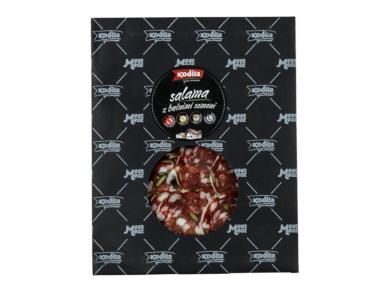 Kodila Gourmet Füstölt, szárított, érlelt tökmagos szalámi (szeletelt) 80g