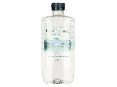 Black Lake Water Montenegro természetes forrásvíz
