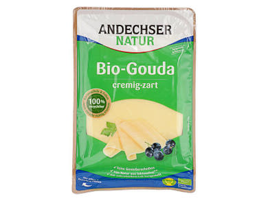 Andechser Bio szeletelt Gouda sajt - Laktózmentes