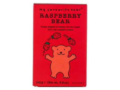 Artisan Biscuit Raspberries bear málnás keksz