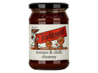 Tracklements paradicsomos chillis chutney