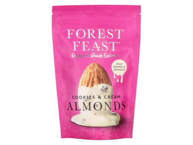 Forest Feast Pirított mandula kekszdarabos fehércsokoládé bevonattal
