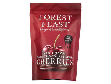 Forest Feast Aszalt meggy belga étcsokoládé bevonattal