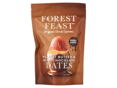 Forest Feast Mogyoróvajas tejcsokoládéba mártott datolyaszemek