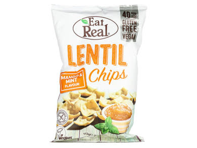 Eat Real mangós-mentás lencse chips