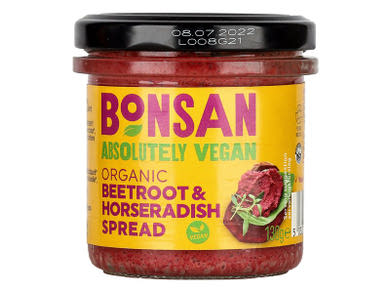 Bonsan Bio vegán pástétom céklas-tormás