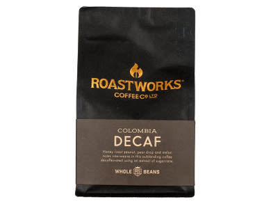 Roastworks Colombia koffeinmentes szemes kávé