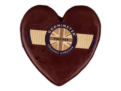 Godminster szív alakú bio cheddar