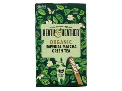 Heath & Heather bio matcha zöld tea 20 filter