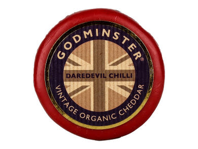 Godminster Bio cheddar sajt Daredevil chilivel