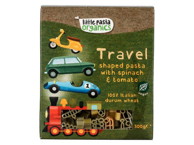 Little Pasta tészta bio kocsis forma