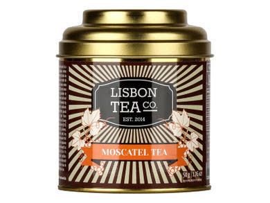 Lisbon tea Muskotályos bor ízesítésű szálas fekete tea