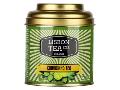 Lisbon tea Caipirinha koktél ízesítésű szálas zöld tea