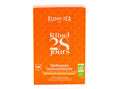 Kusmi Bio Immune Defense ízesített zöld tea 28 filter