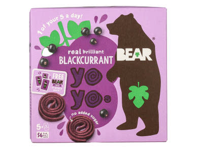 Bear Yoyos Multi Sült gyümölcstekercsek almával, körtével és feketeribizlivel 5x20g